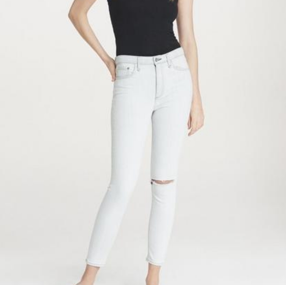 Rag & Bone Lake District Nina High-Rise Skinny Slim Fit Ankle Jeans 28